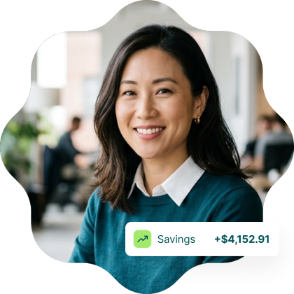 Business owner reviewing finances