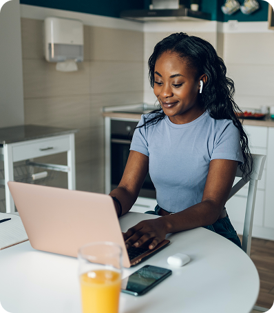 Solopreneur working
